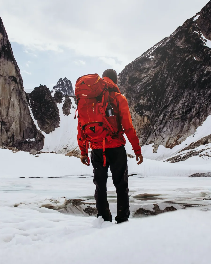 Trainmotion Adventure gear in use on an alpine trail